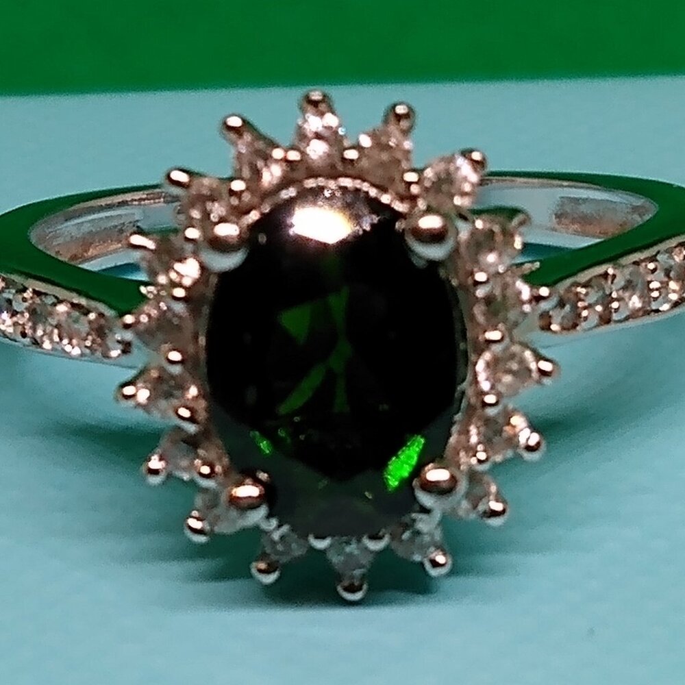 Beautiful Russian chrome diopside, size 5